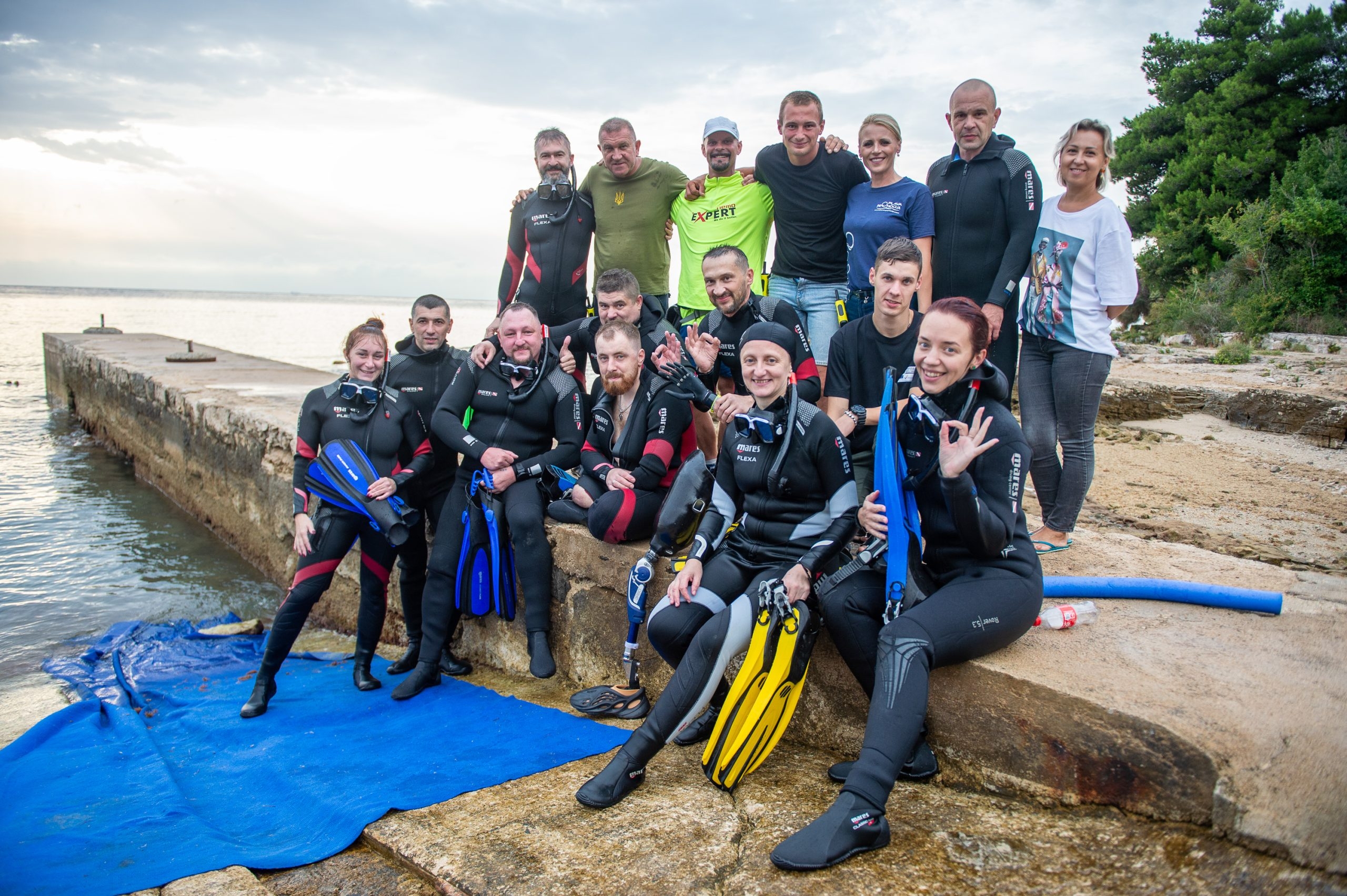 Cover image for DIVING IN THE ADRIATIC SEA: UKRAINIAN VETERANS PARTICIPATED IN A PROJECT ORGANISED BY CROATIAN COLLEAGUES